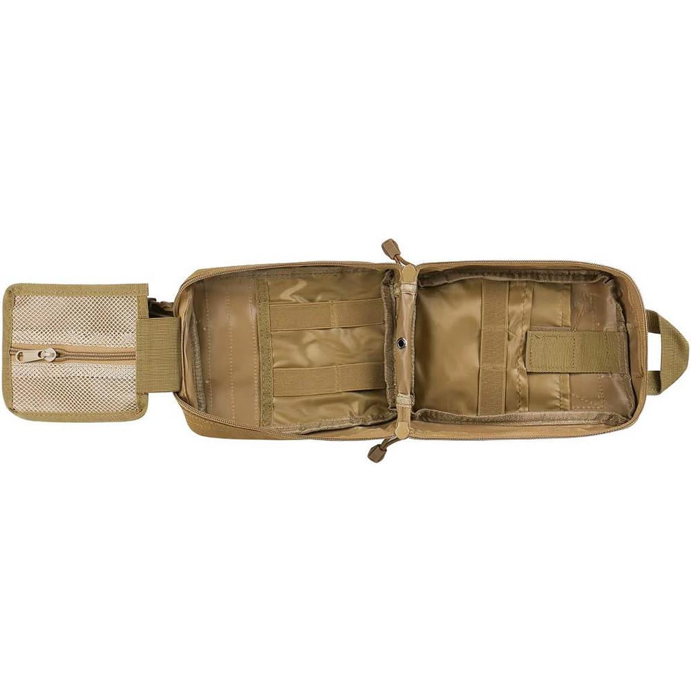 Borseta sport de brau, impermeabila, cu prindere la curea, 22x18x10cm, verde militar
