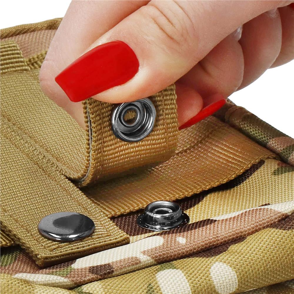 Borseta sport de brau, impermeabila, cu prindere la curea, 18x12x5cm, verde camuflaj