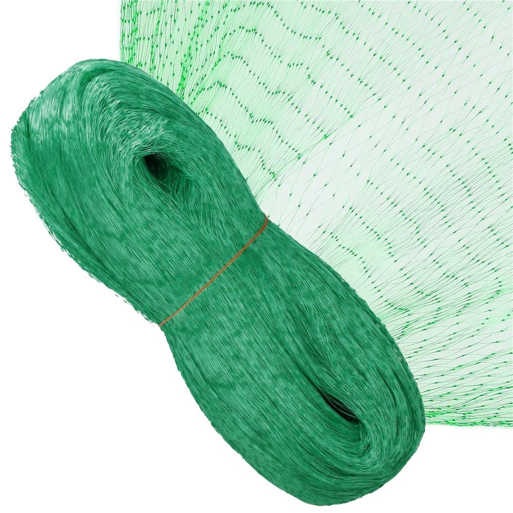Plasa anti pasari 8x14m din polietilena, cu pini de fixare, verde