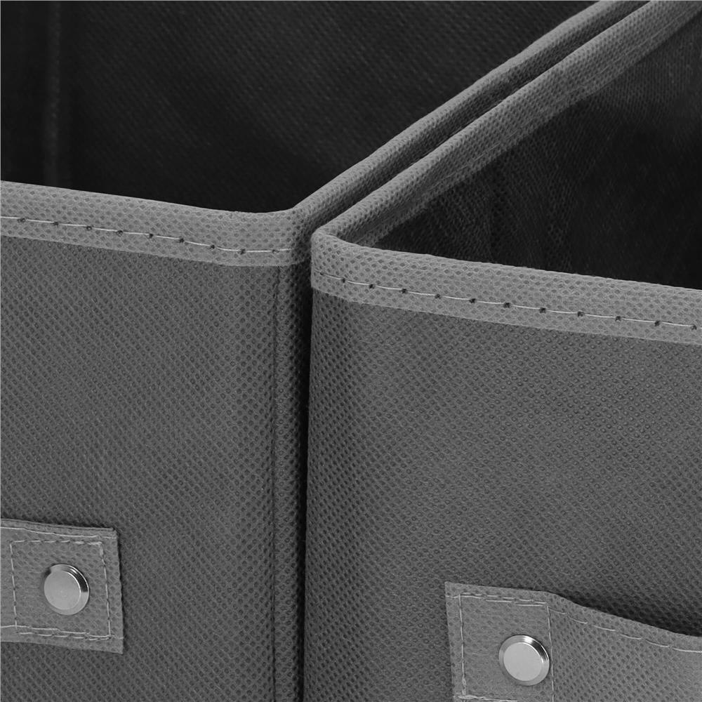 Organizator dulap tip lada cu 3 sertare, 31x31x22cm, gri