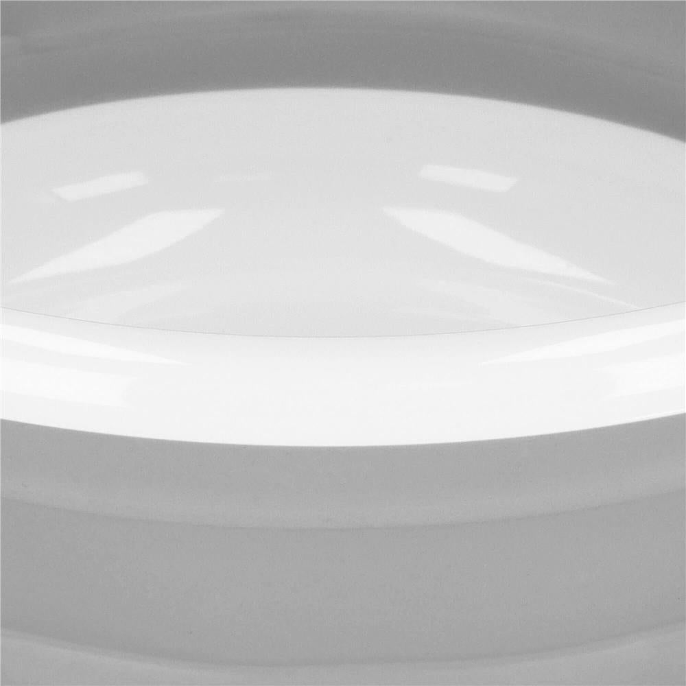Lighean pliabil, rotund, din plastic si silicon, 37x15cm, 9litri, gri - 10
