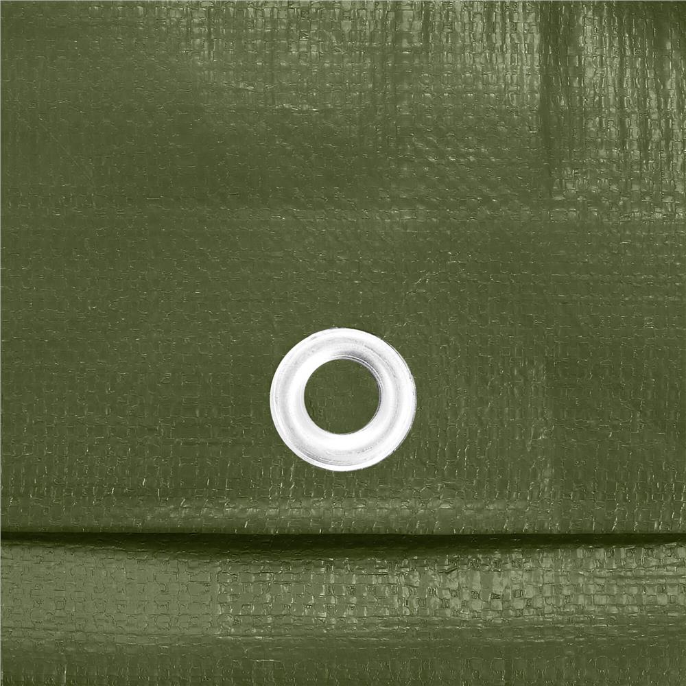 Prelata din polietilena impermeabila laminata, 120g/m2, 2x3m, verde - 12