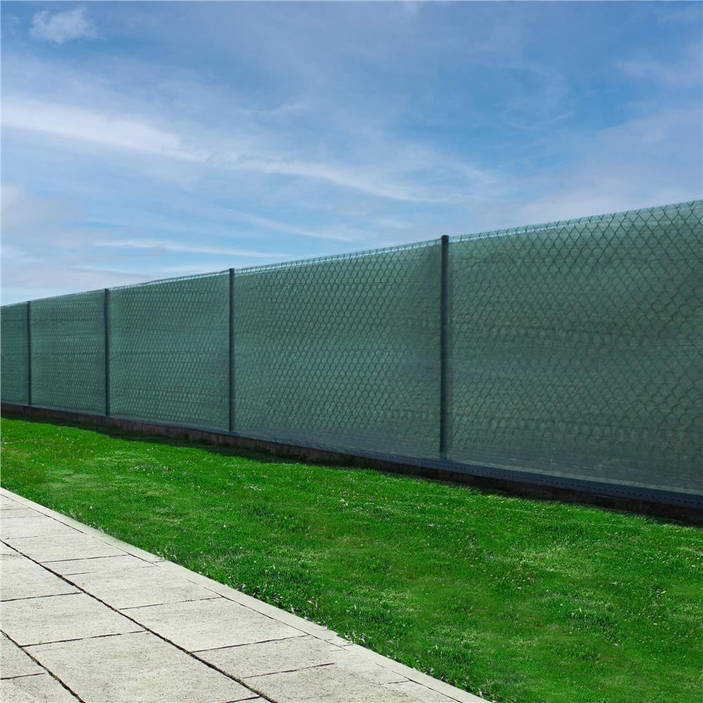 Plasa umbrire si intimitate pentru gard, 1m latime, 50m lungime, 140g densitate, verde