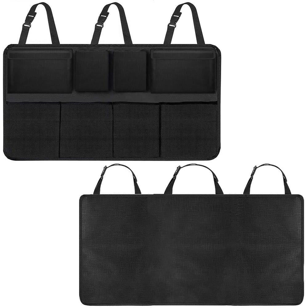 Organizator pentru spatarul masinii, cu 8 buzunare, 88x46cm, negru