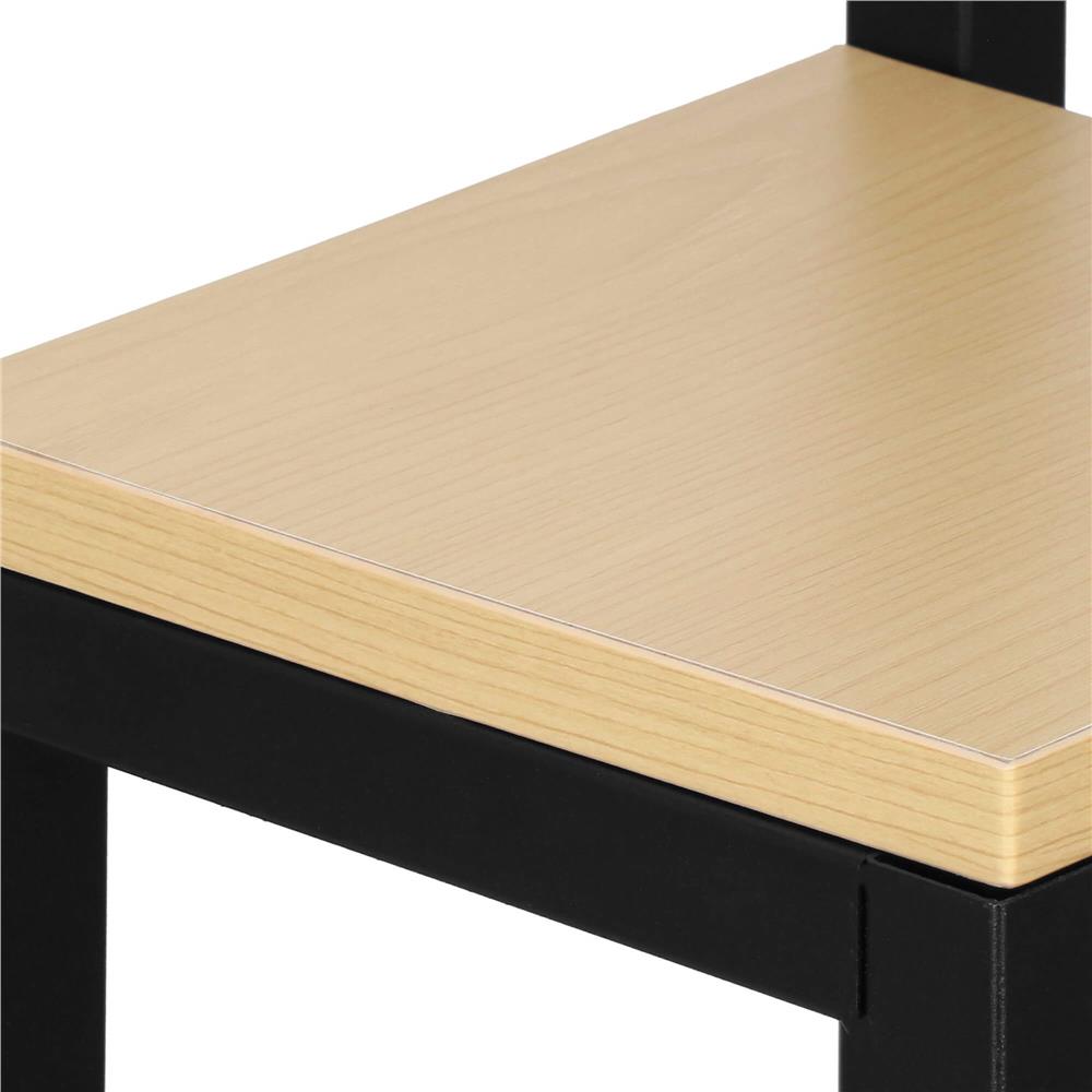 Stand pentru flori, cadru metalic, 4 etajere, 34x34x68 cm, bej