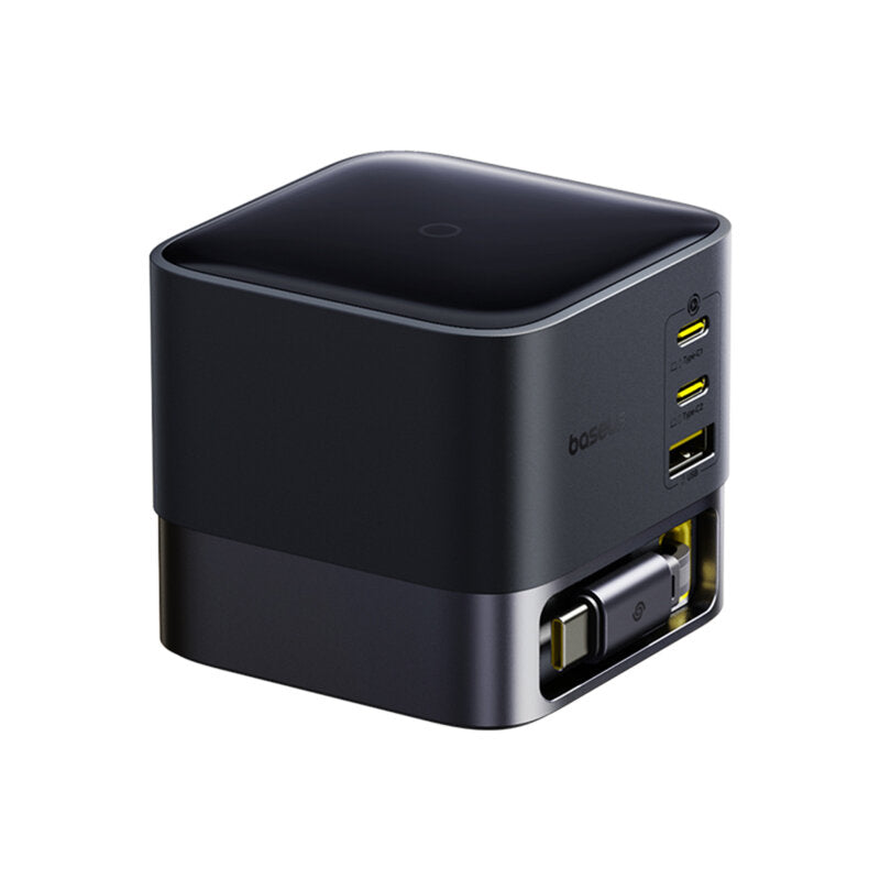 INCARCATOR retea Baseus Super GaN, Quick Charge 100W, 3 x USB Type-C, 1 x USB, negru "P10164001123-00" - 6932172668938