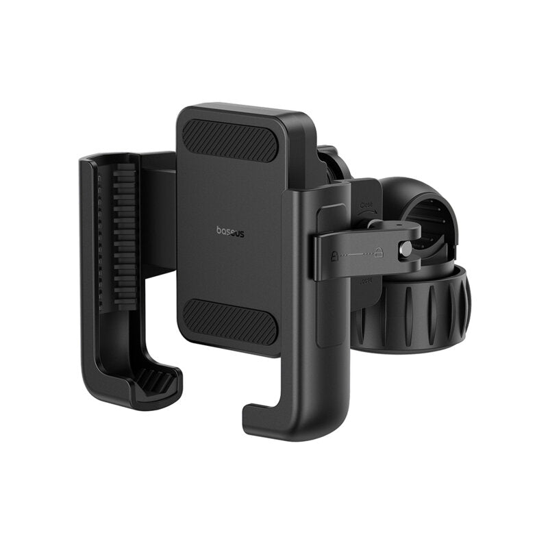 SUPORT bicicleta Baseus GoTrip pt SmartPhone, fixare de bare de diferite dimensiuni, negru "C40572301111-00" - 6932172658342