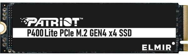 SSD PATRIOT, P400, 2TB, M.2, PCIe Gen 4 x4 NVMe1.4, R/W: 3300 MB/s/2700 MB/s MB/s, 