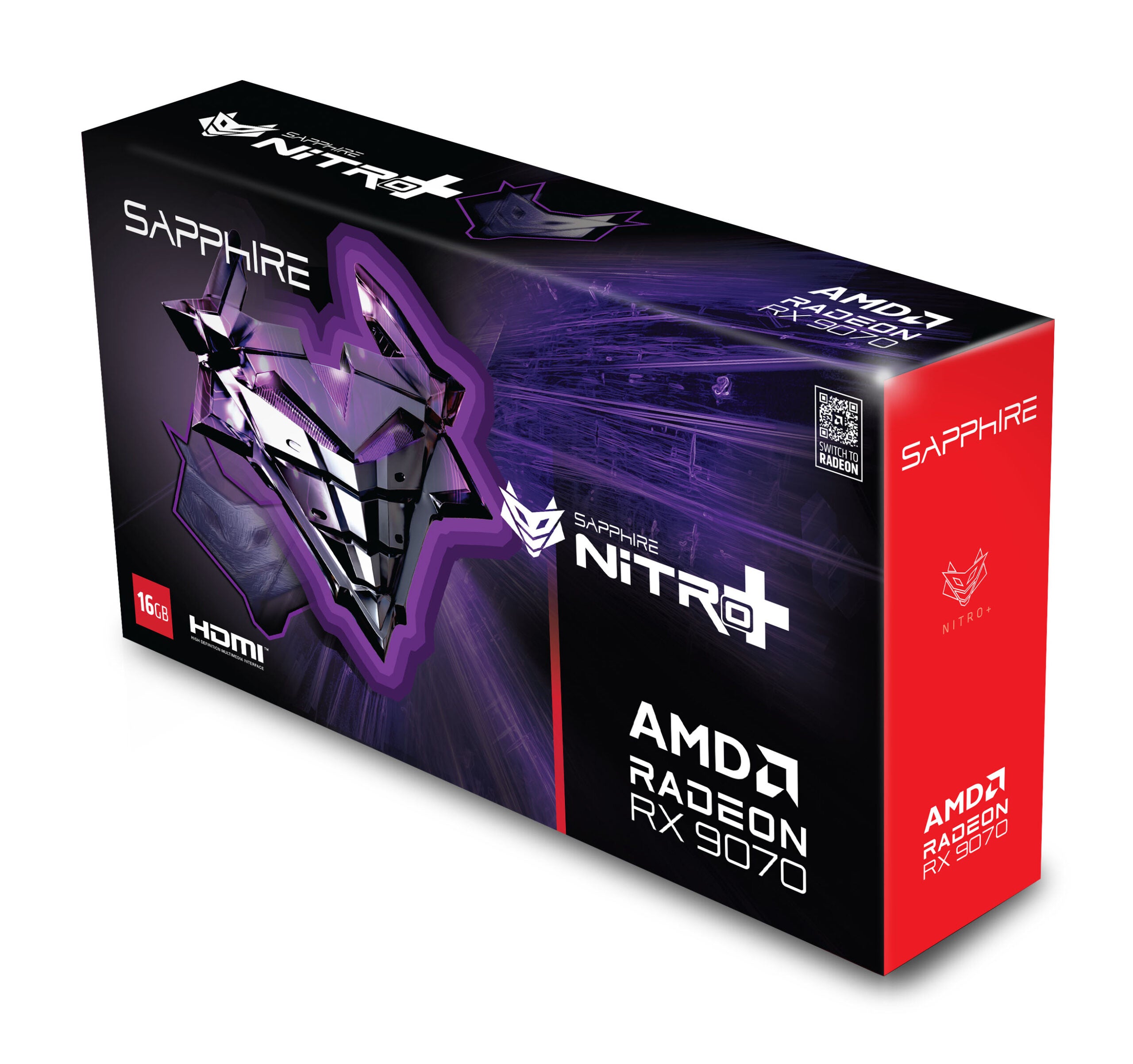 Placa video SAPPHIRE NITRO+ AMD RADEON RX 9070, 16GB GDDR6, 256 bit "11349-01-20G"