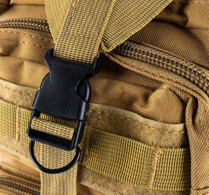Rucsac militar pentru drumetie, impermeabil, ultra usor, 4 compartimente, 28litri, verde
