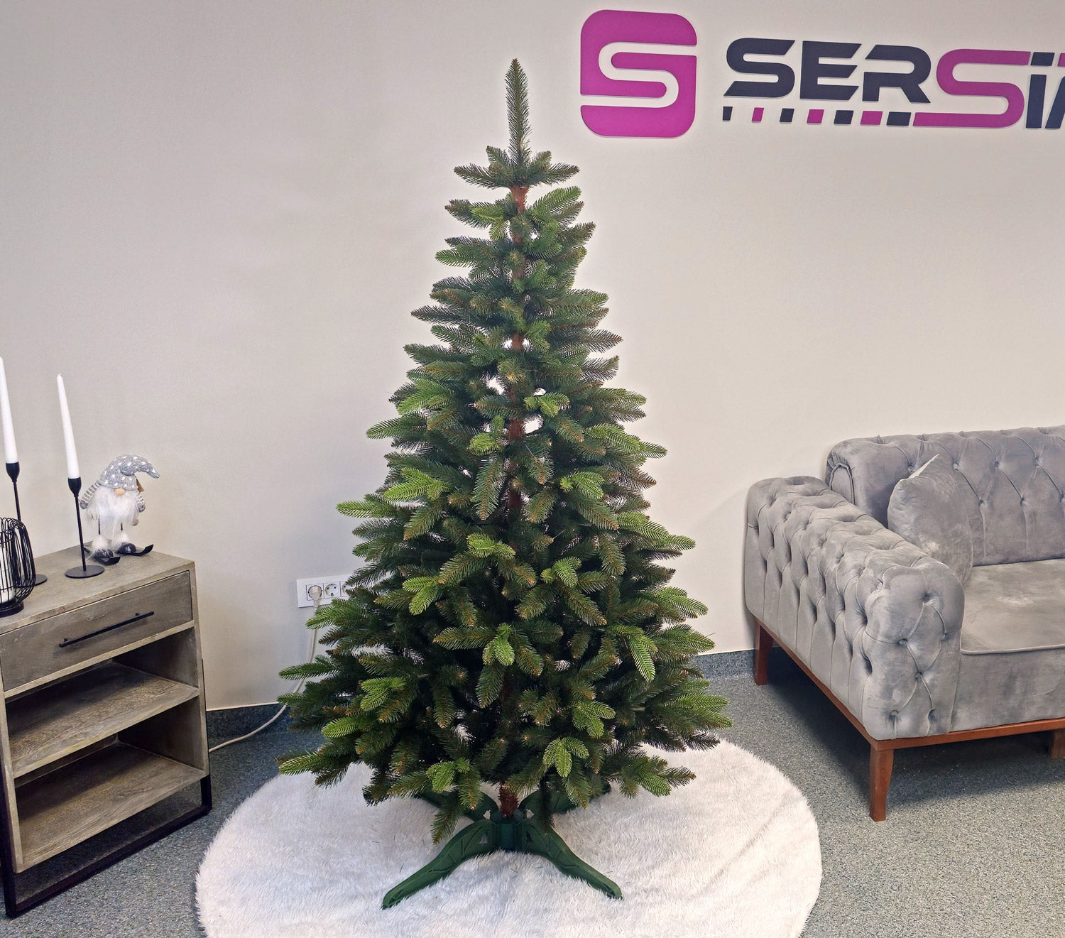 Brad artificial Christmas Deluxe by Sersimo, Victoria Special, 2D+3D, 180cm