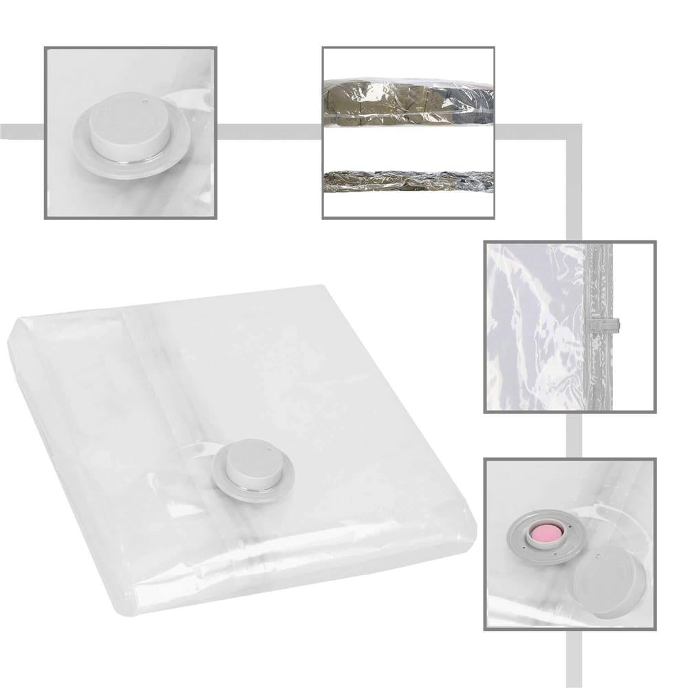 Set 15 saci de vidat haine, 2 dimensiuni diferite, transparent