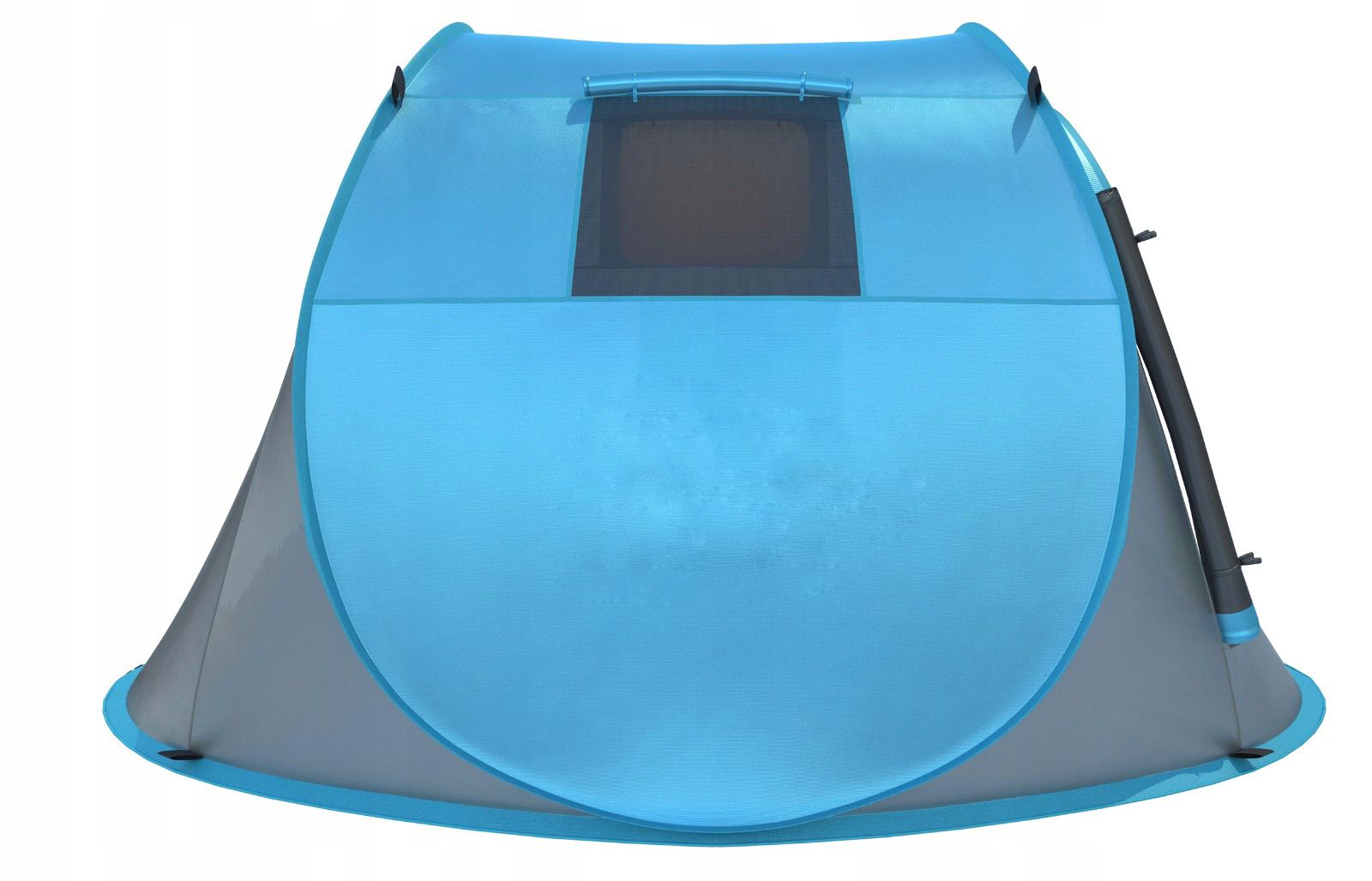 Cort plaja si picnic Sersimo, protectie UV, 210x130x90 cm, albastru gri