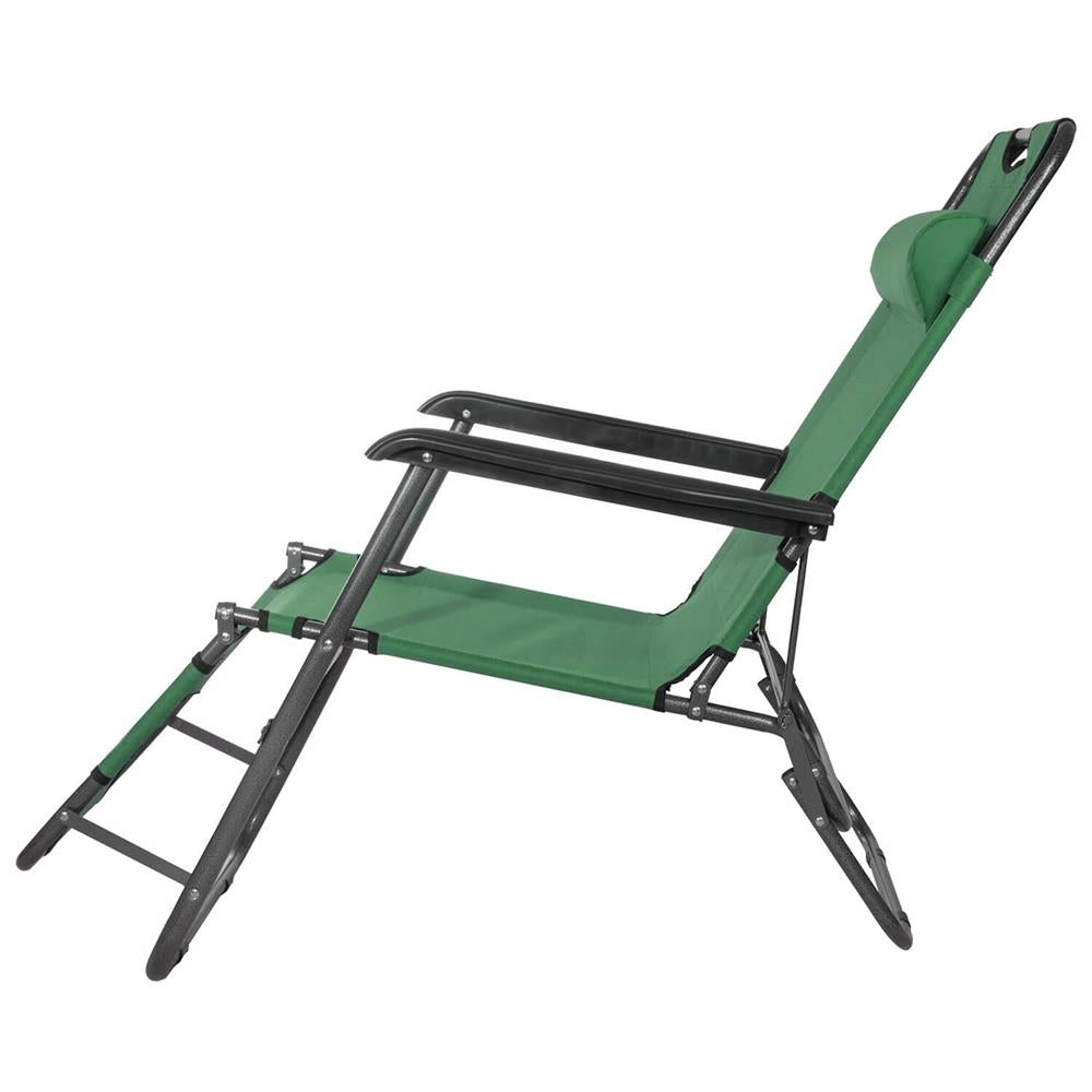 Sezlong pliabil SERSIMO GC5, Relax Zero Gravity, 80x60x153cm, Verde