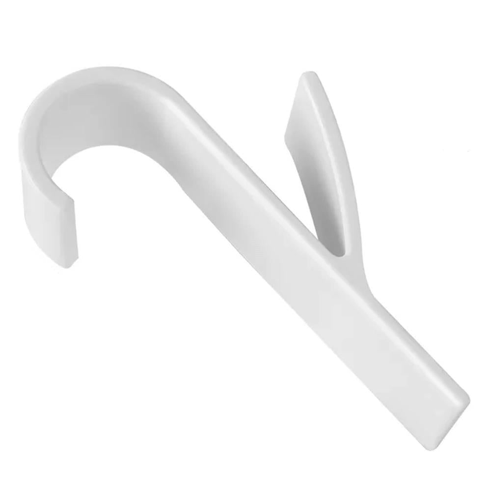 Set 2 carlige pentru calorifer, tip cuier pentru prosoape, din plastic, alb