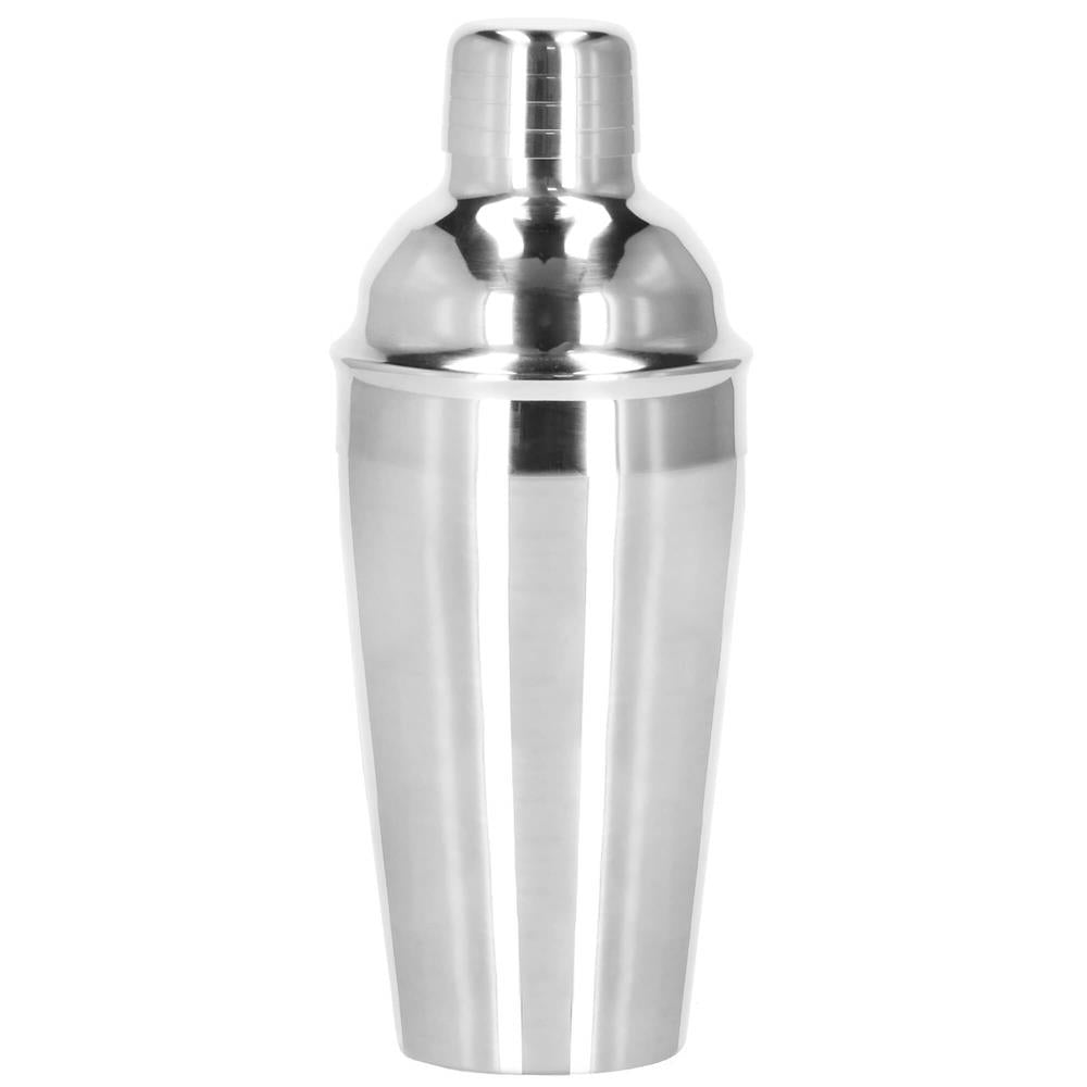 Set Cocktail Shaker Kit pentru barmani 550ml, KI22, suport bambus, 9 piese