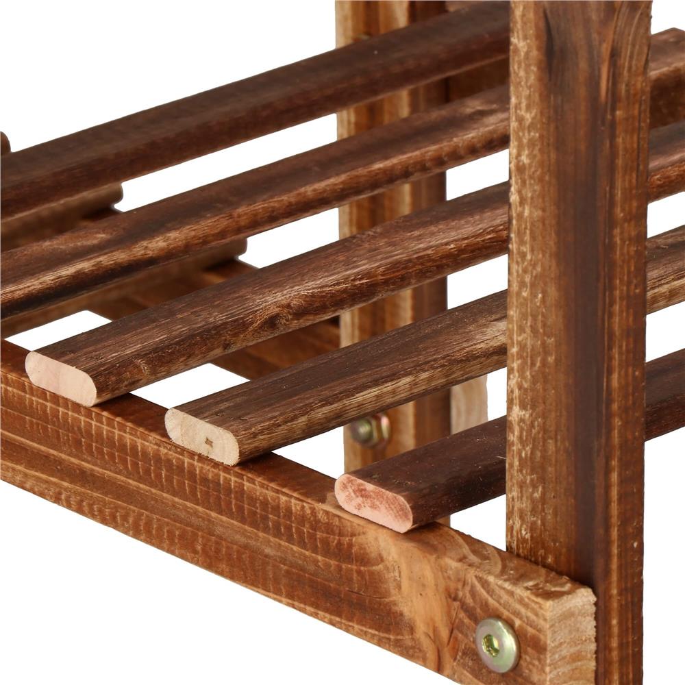 Stand de flori din lemn cu 15 etajere suport GA200, 119x120cm