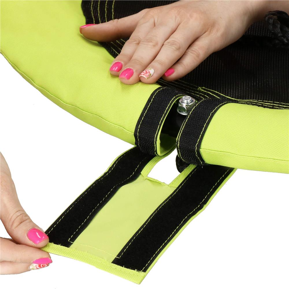 Leagan tip cuib Sersimo NS22, diametru 110cm, inaltime reglabila, pentru exterior, sarcina 150 kg, Verde Negru