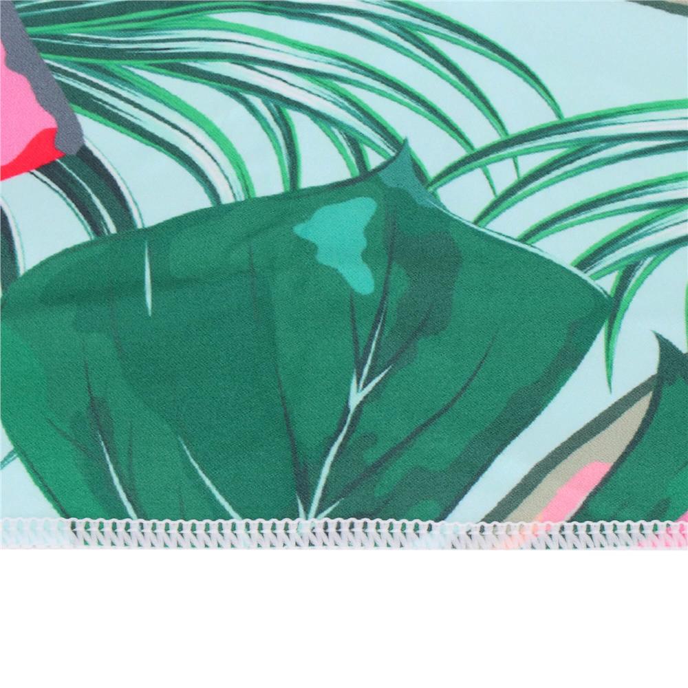 Prosop de plaja cu uscare de rapida, husa de transport, 90x180cm, model pepene verde