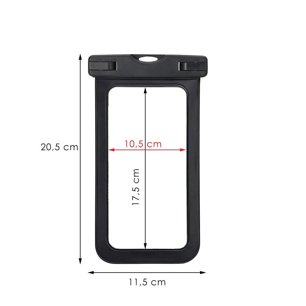 Husa telefon subacvatica waterproof impermeabila, universala, 205x115mm, cu snur