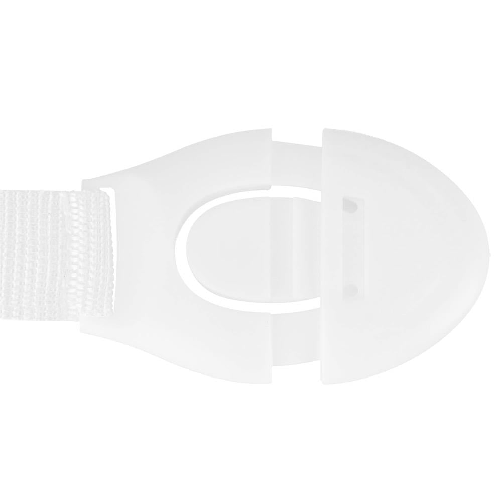 Set 10 sigurante blocator sertare si usi, plastic si textil, ajustabile, 20 cm, alb - 12