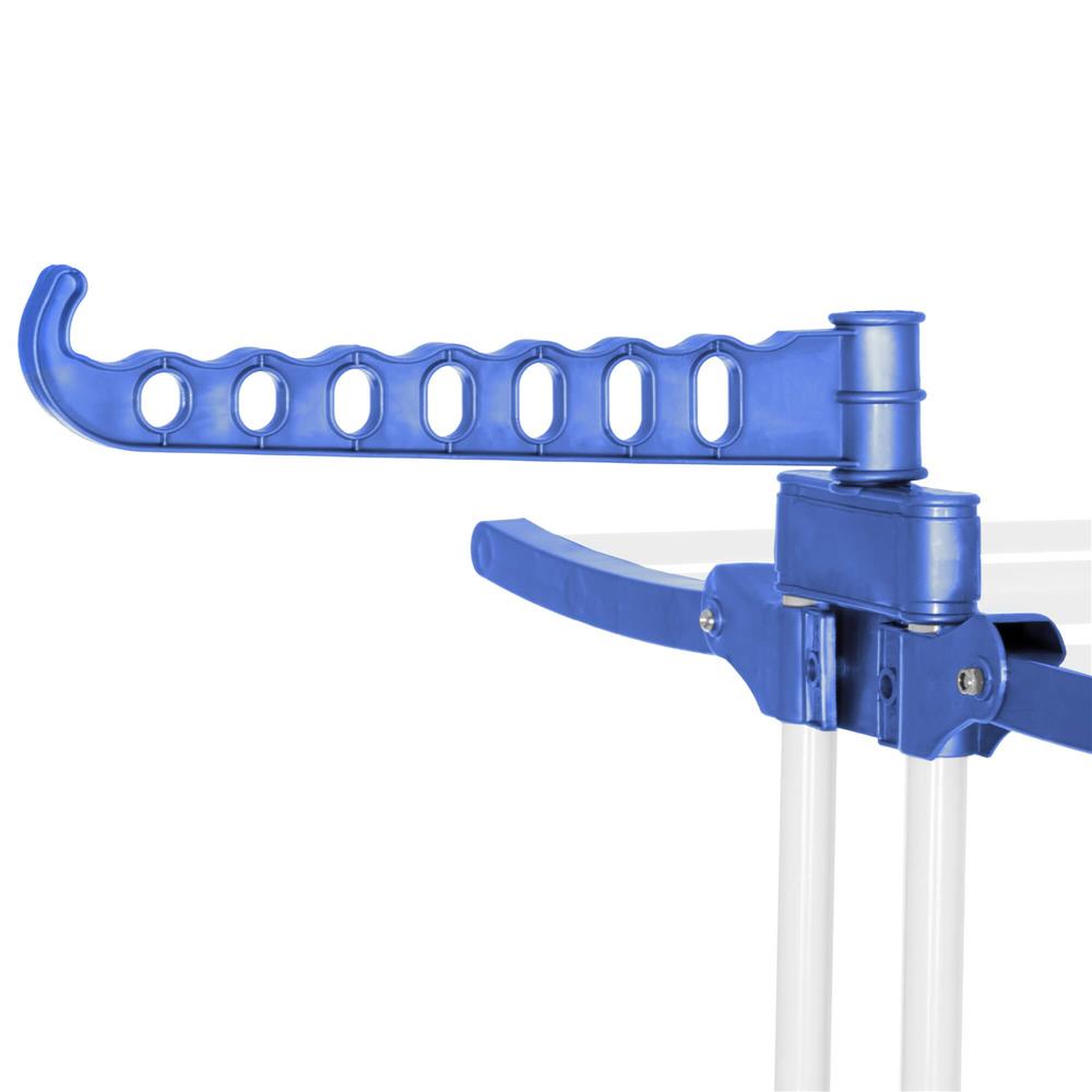 Uscator vertical pentru rufe, mobil si pliabil, cu doua umerase, 75x57x170cm, sarcina 15kg