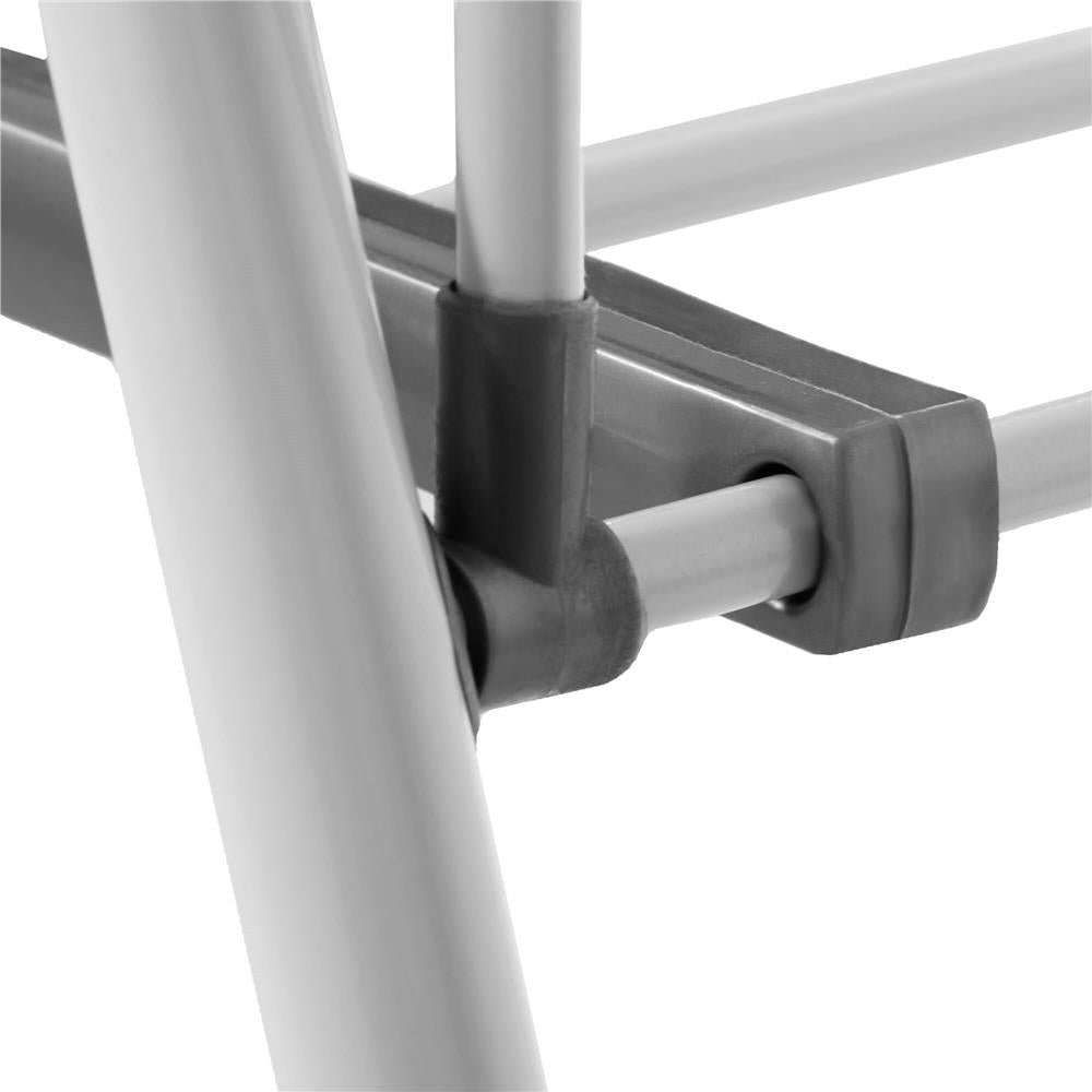 Uscator de rufe pliabil, 3 platforme cu etaj intermediar de agatat, 156x57x100cm