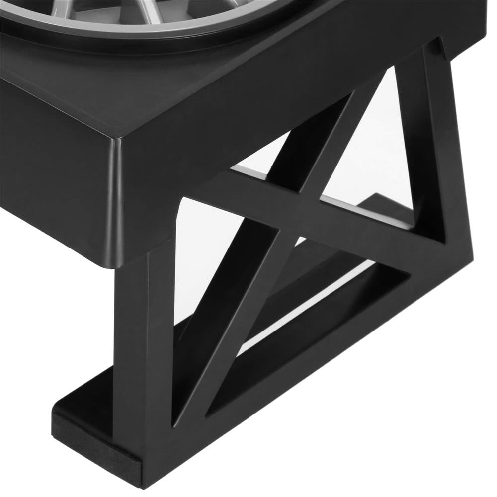 Set 2 boluri cu stand, pentru catei, inaltime si unghi reglabile, 2 x 21 cm - 12