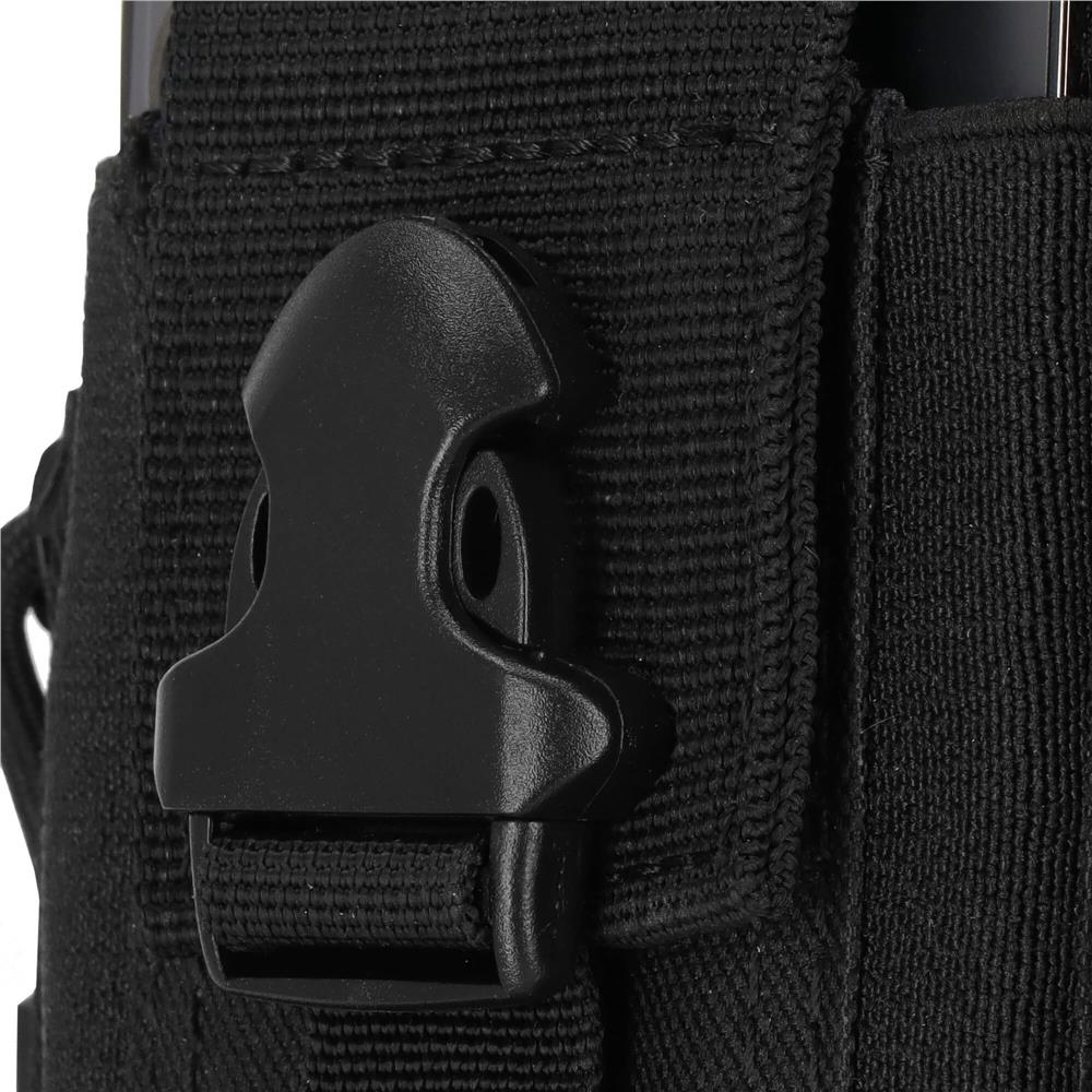 Borseta sport de brau, impermeabila, cu prindere la curea, 18x12x3.5cm, negru