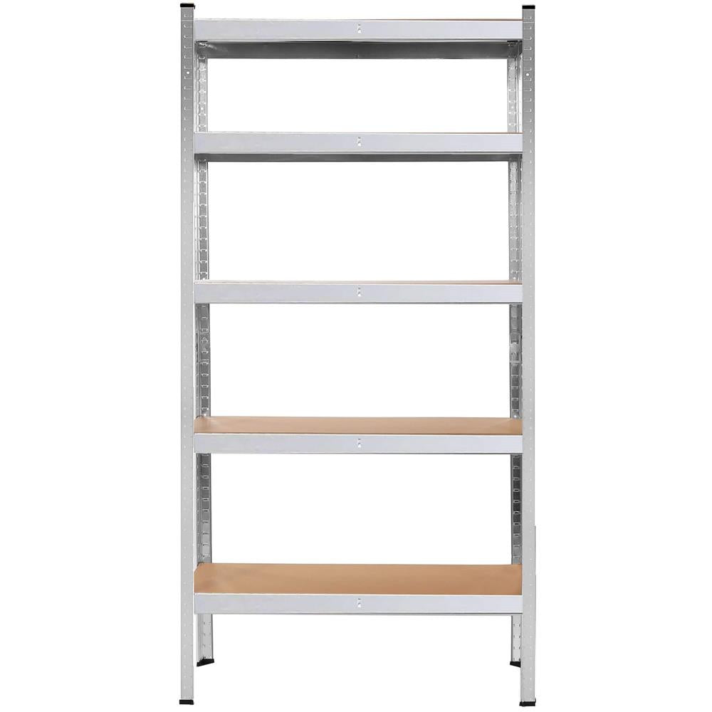 Raft cadru metalic modular pentru depozitare, 5 polite, 150x75x30cm, sarcina 625kg