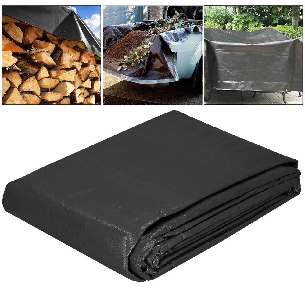 Prelata din polietilena impermeabila laminata, 210g/m2, 2x3m, negru