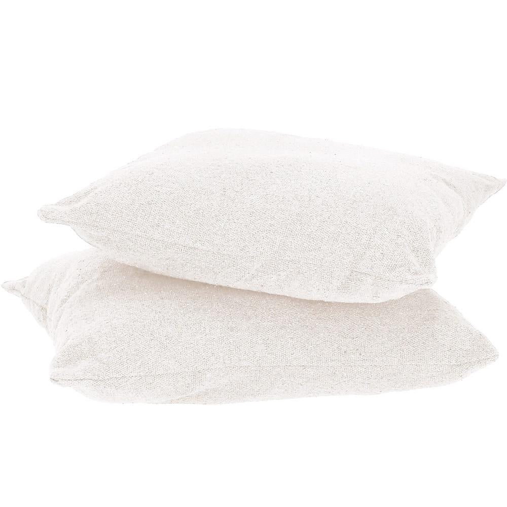 Hamac tip leagan suspendat pentru casa sau gradina HM40, crem, cu perne, 130x100cm, 150kg