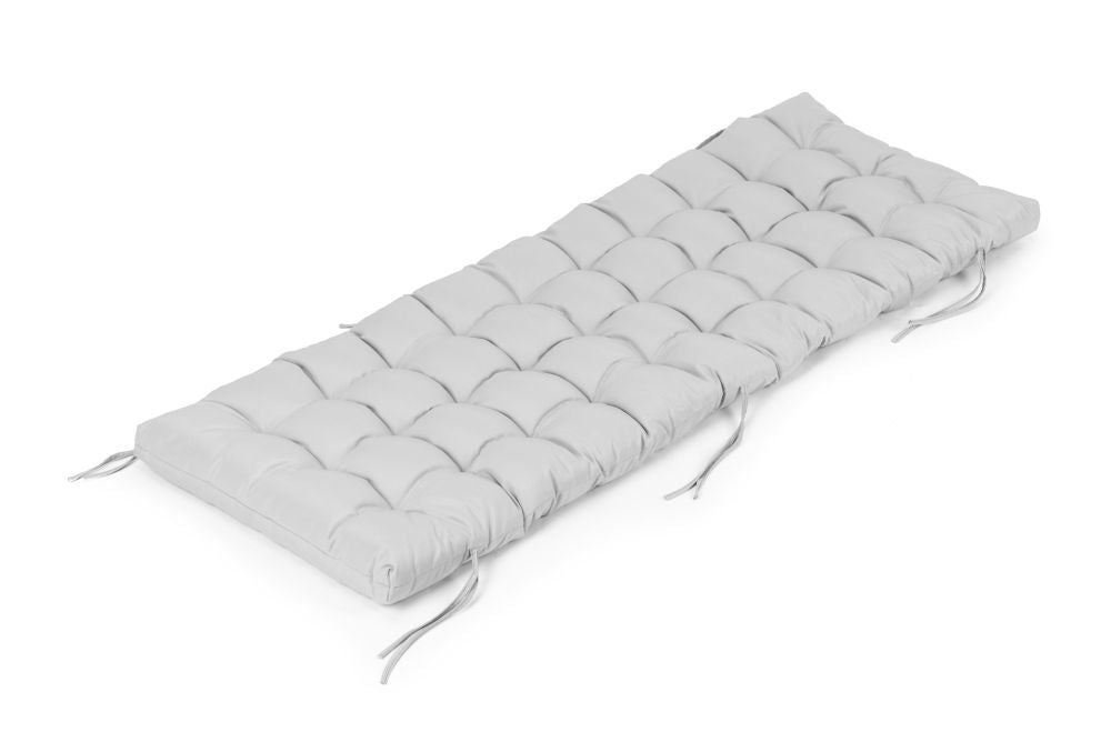 Perna sezlong 145x52 cm, impermeabila, cu snururi de prindere, textil rezistent, gri