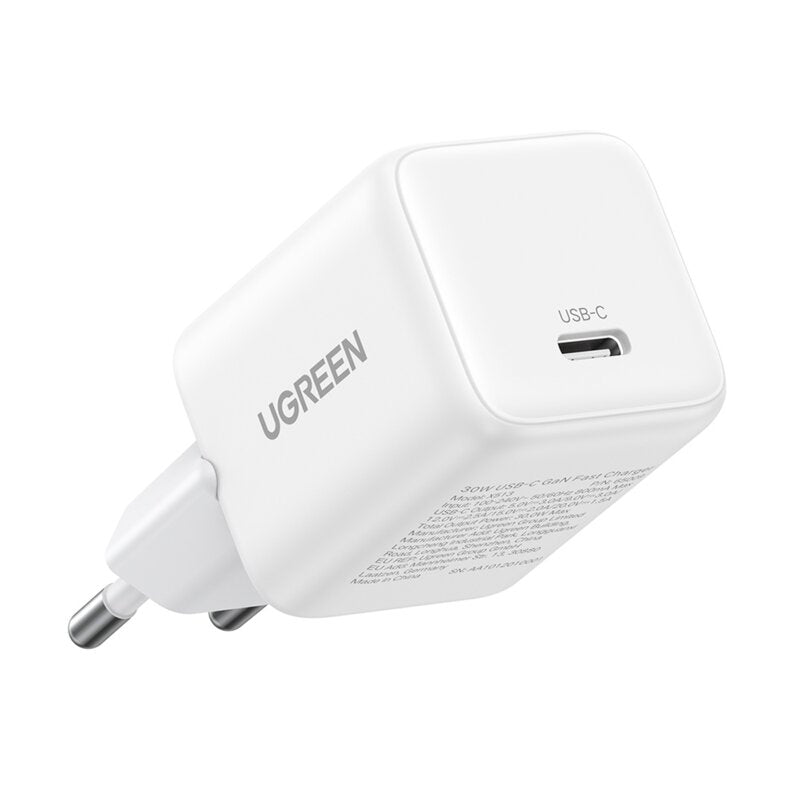 INCARCATOR retea Ugreen GaN "X513" Quick Charge 30W, 1 x USB Type-C, alb "65009"