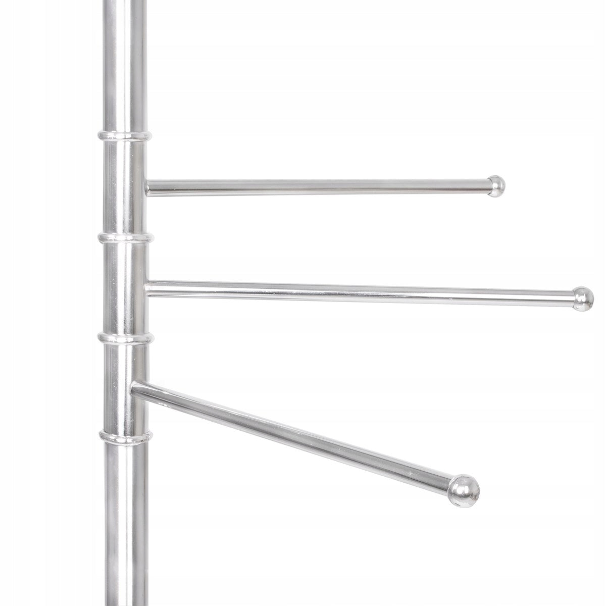 Suport cuier Sersimo pentru prosoape sau haine cu 6 brate, inaltime 176cm, cromat