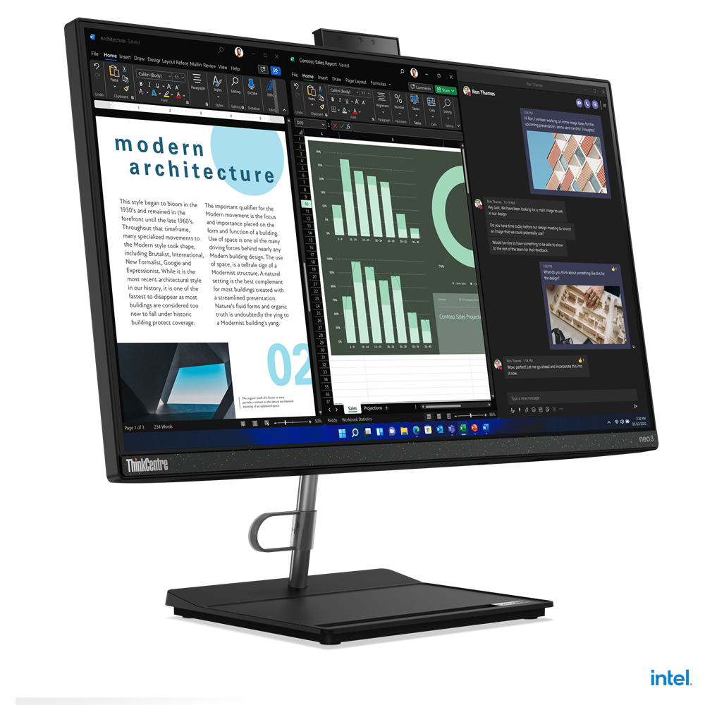 Lenovo AIO TC neo 30a 23.8 Gen 3 i5 16GB 512GB SSD No OS, 
