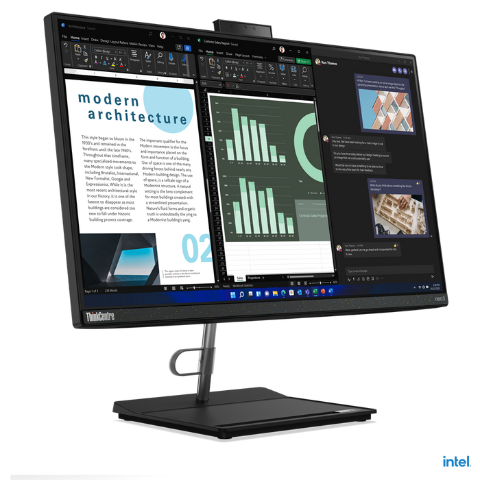 Lenovo AIO TC neo 30a 23.8 Gen 3 i5 16GB 512GB SSD No OS, "12B0008FRI" – Desktop PC