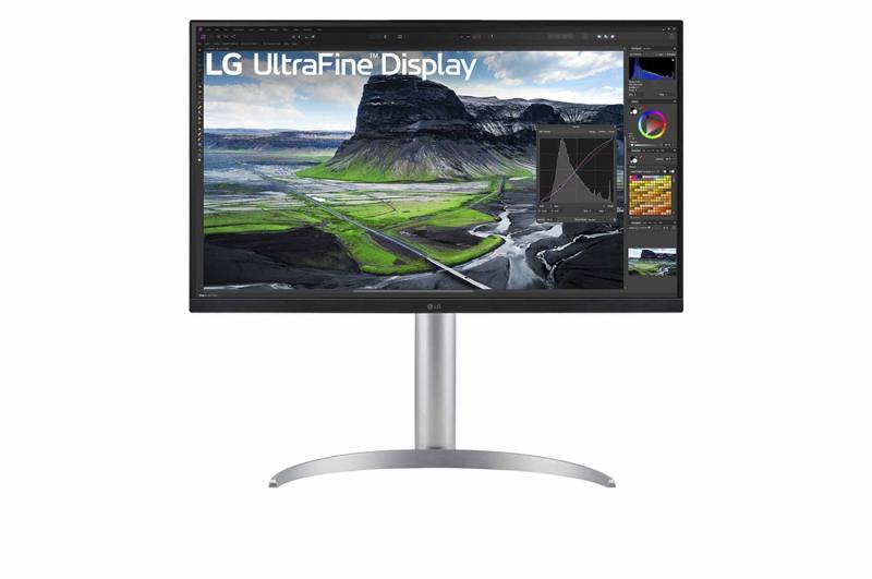 Monitor LG 27" 27UQ850V-W.AEU, Diagonal (inch): 27, Diagonal (cm): 68, Aspect ratio: 16:9, Panel: IPS, Resolution: 3840x2160, Refresh Rate: 60Hz, Response time GtG: 5ms, Brightness (max): 400 cd/m², Contrast (static) : 2000:1, Viewing angle: 178/178, Colo