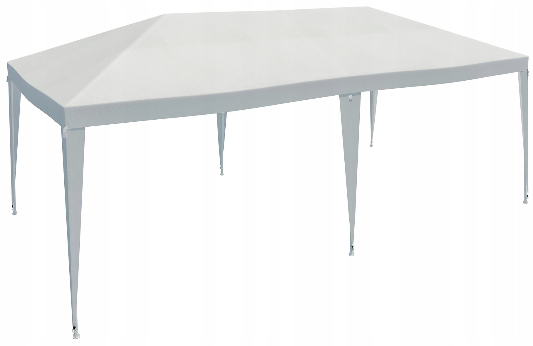 Cort pavilion de gradina, 600x300 cm, impermeabil cu rezistenta UV, alb