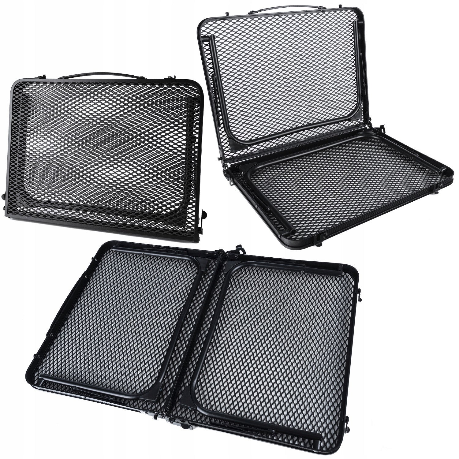 Masa pliabila metalica pentru gradina, plaja sau picnic, 60x40x25cm
