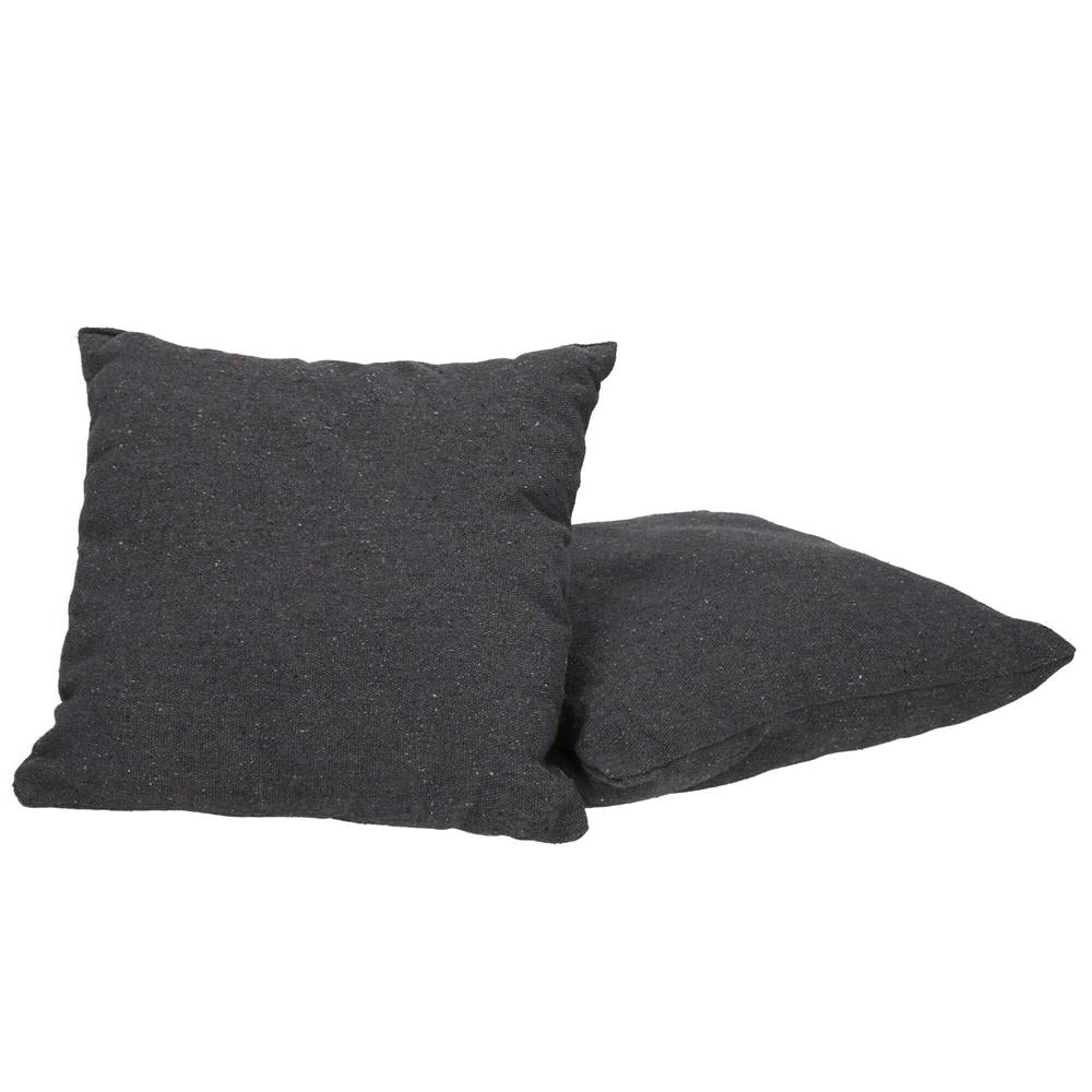 Hamac tip leagan suspendat pentru casa sau gradina, gri inchis cu perne, 130x100cm, 150kg