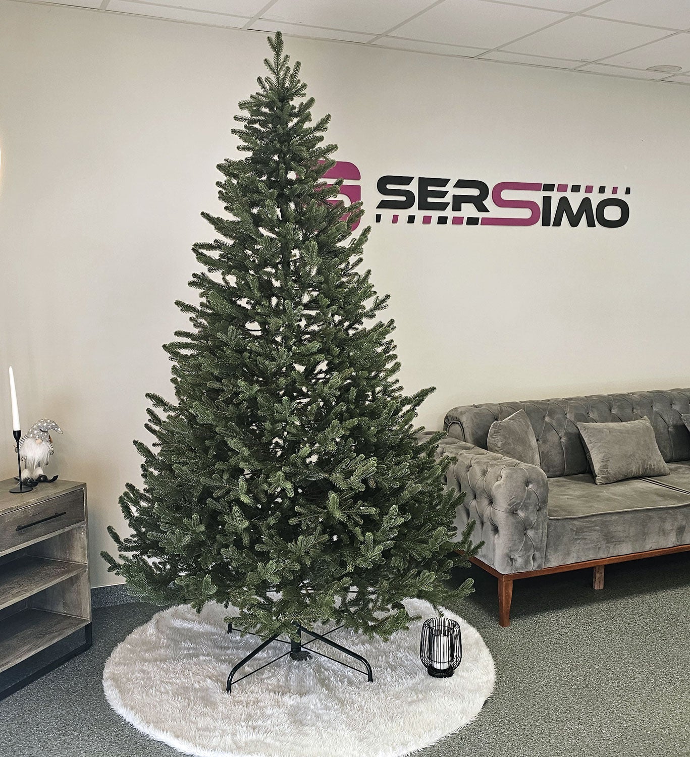 Brad artificial Christmas Deluxe by Sersimo, Viena verde, 3D, 230cm