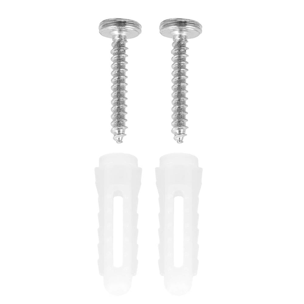 Suport hartie igienica din otel, sistem montare inclus, 16cm, argintiu lucios
