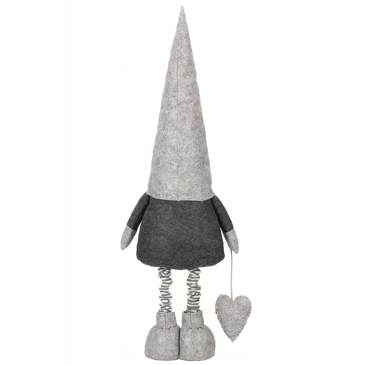 Figurina Craciun, Spiridus, picioare telescopice, inaltime extensibila 82-130cm