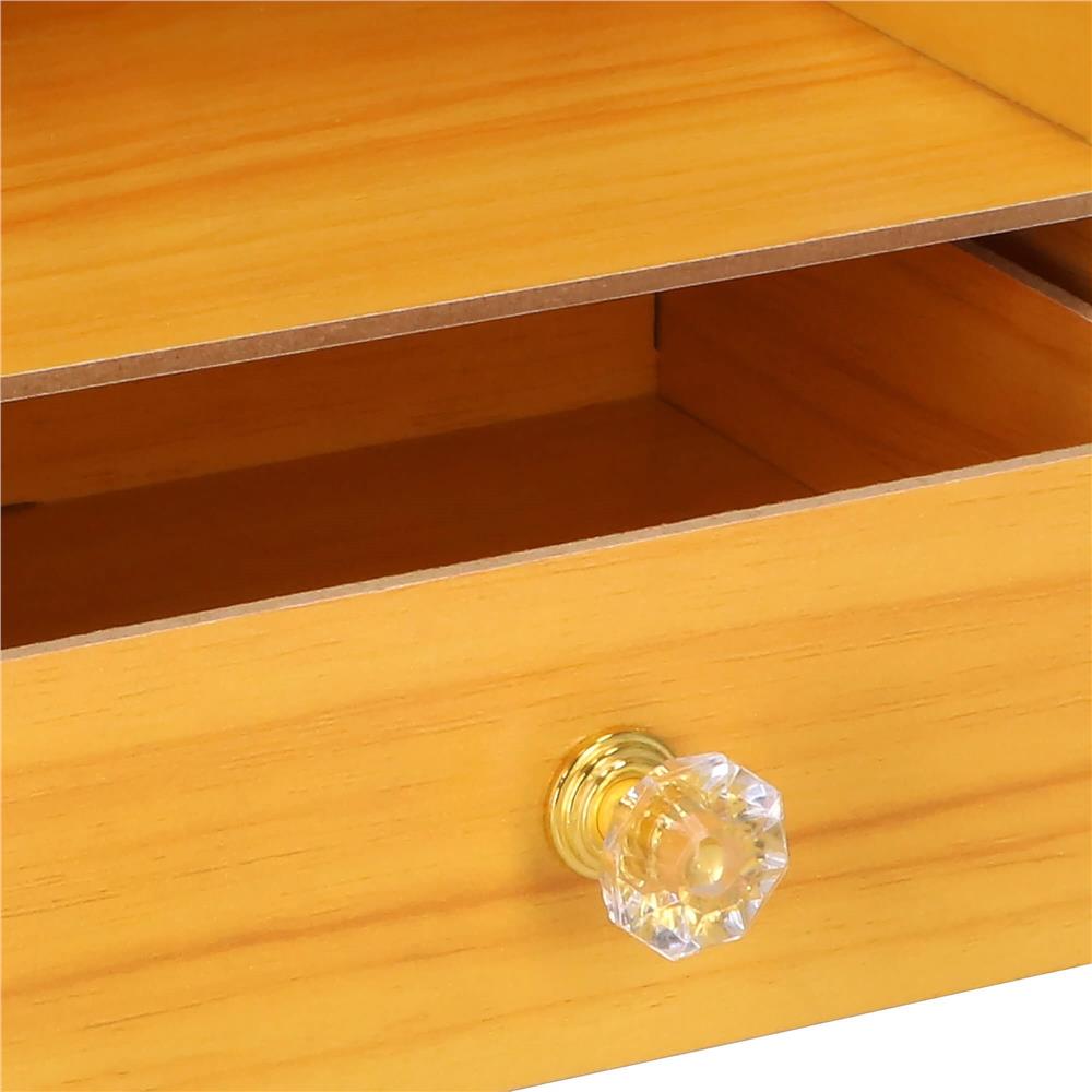 Organizator pentru birou, din lemn, cu 10 compartimente si sertar