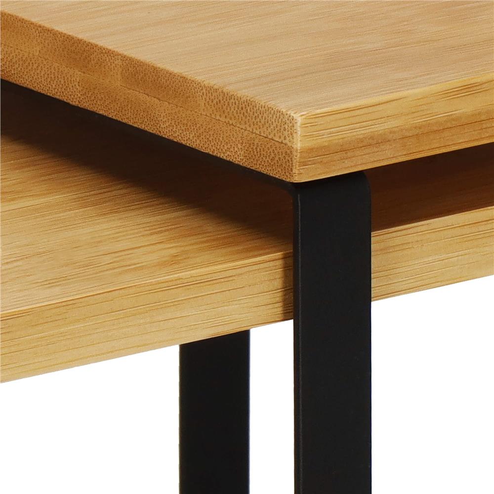 Set 2 rafturi de bucatarie suprapozabile, pentru ustensile sau condimente, 20x34x16cm, natur si negru