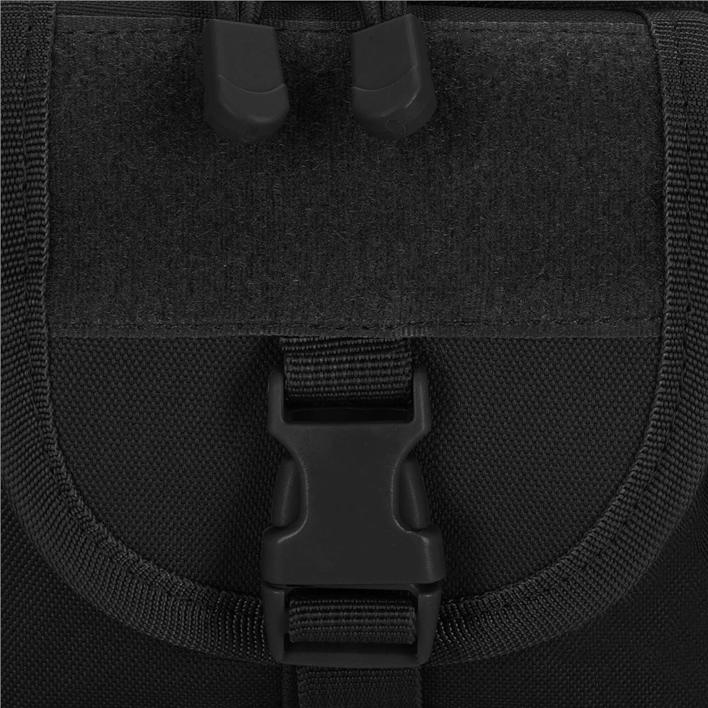 Borseta incapatoare pentru umar sau brau, impermeabila, unisex, 37x19cm, negru