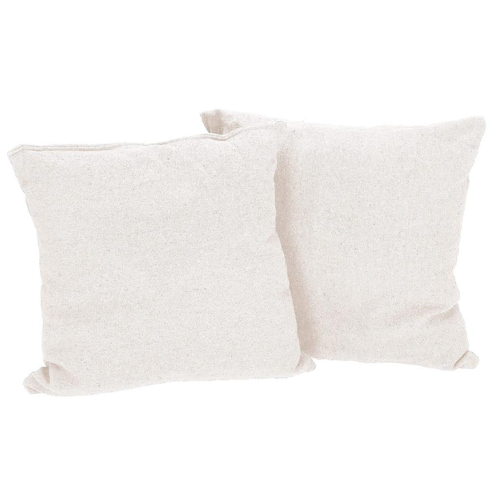 Hamac tip leagan suspendat pentru casa sau gradina HM40, crem, cu perne, 130x100cm, 150kg