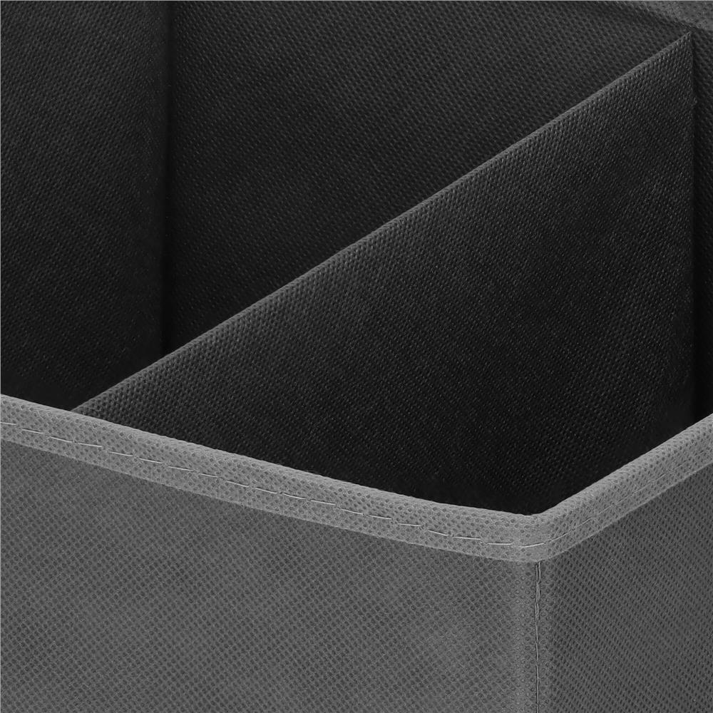 Organizator dulap tip lada cu 3 sertare, 31x31x22cm, gri
