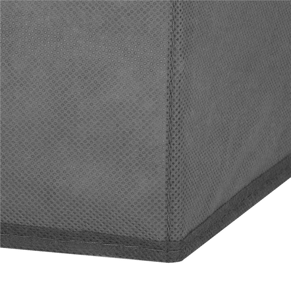Organizator dulap tip lada cu 3 sertare, 31x31x22cm, gri inchis